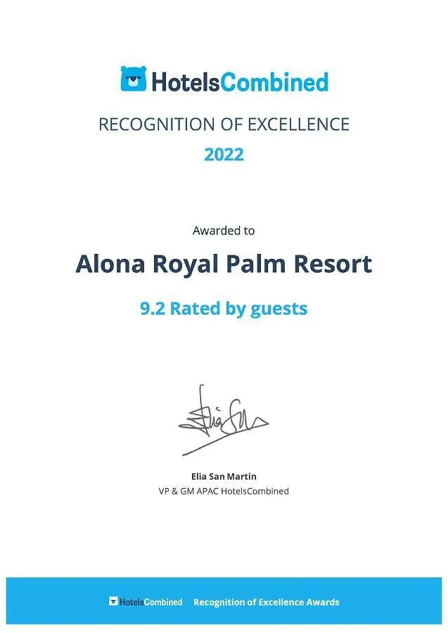 פנגלאו Alona Royal Palm Resort